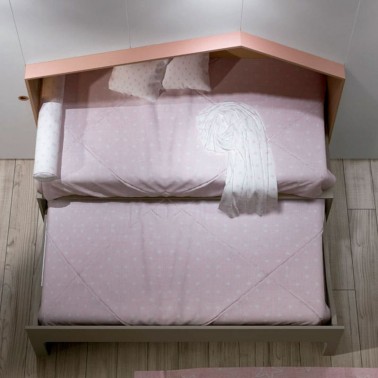 Armario puente casa con cama compacta