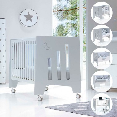 Cuna Colecho Omni Grey Alondra