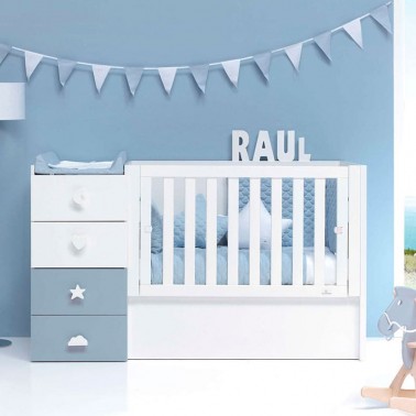 Cuna convertible Just Bubble Alondra