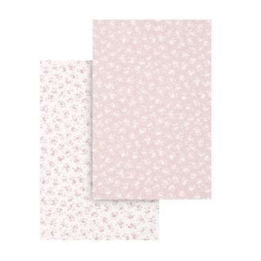 Pack sabanas bajeras Liberty Rosa