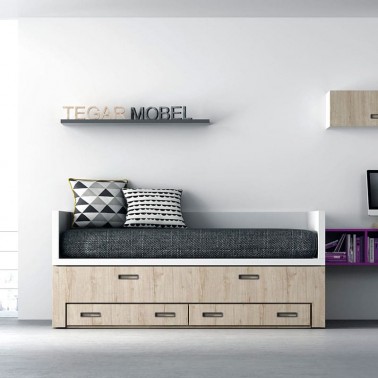 ▷ Cama nido Mood alto 78 cm de Muebles Ros - Bebeydecoracion