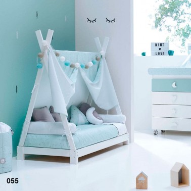 Cama Montessori ILMOON PLYWOOD 70x140 Natural Alondra