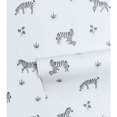 Papel pintado Tanzania Zebras