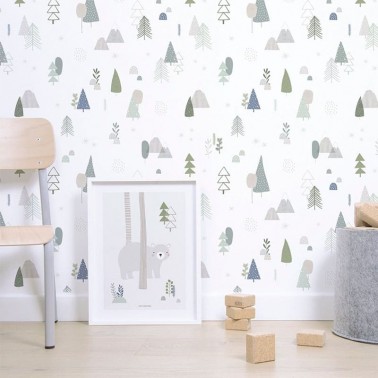 Papel pintado Bosque