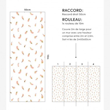 Papel pintado Gold Feathers