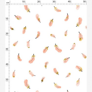 Papel pintado Gold Feathers