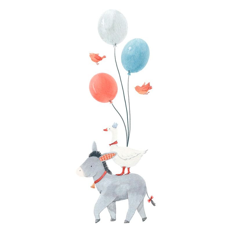 Vinilo Donkey and Ballons