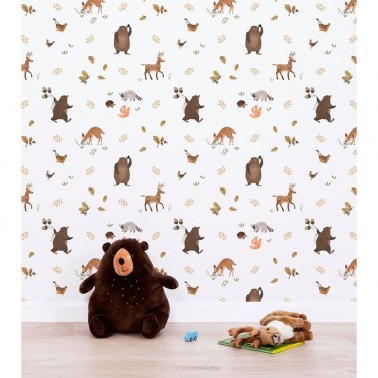 Papel pintado Little Friends