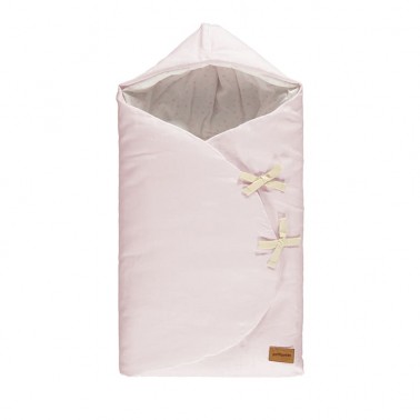 Saco capazo Moon Lino Rosa