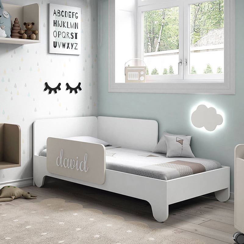 ▷ Cama Soft con respaldo Muebles Ros - Bebeydecoracion