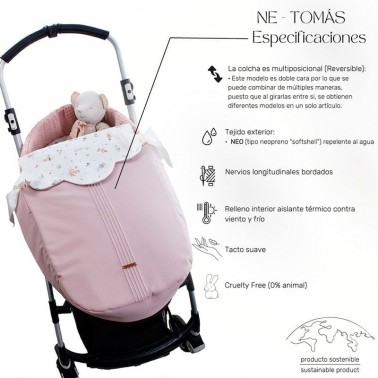 Saco capazo con colcha NE Tomas