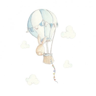Vinilo Rabbit in Balloon