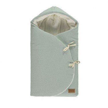 Saco capazo Moon Waffle Verde