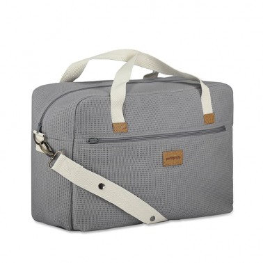 BOLSO PANERA TALEGA CARRITO Y SILLITA PASEO BEBE NIÑOA COMODO GRAN ABERTURA  DISBEBE GRIS ESTRELLITAS HECHO