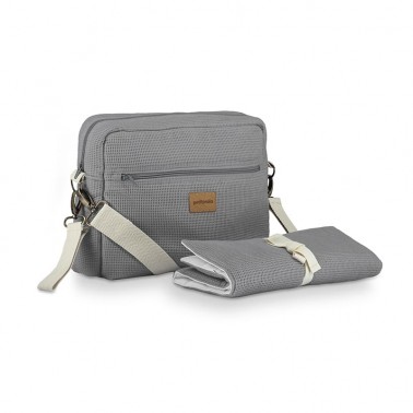 Bolso Walk Waffle Gris