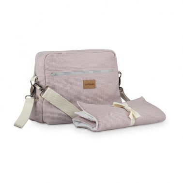 Bolso Carro Mini Waffle Gris