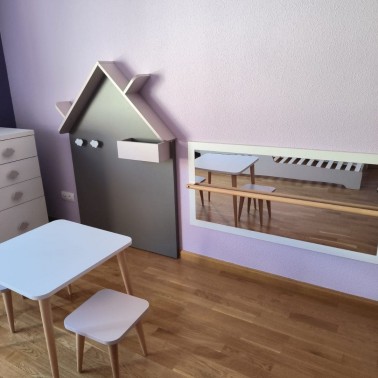 Espejo con barra Montessori - Muebles ROS