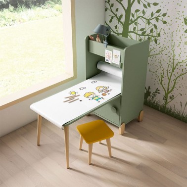 ▷ Mesa Escritorio plegable para pared Ros - Bebeydecoracion