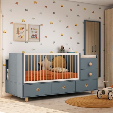 Cuna convertible en cama infantil barata