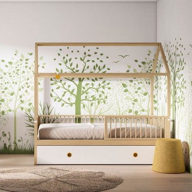 Cama con nido Pia para niños - Mobiliario Infantil