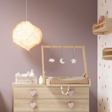 ▷ Habitacion bebe con cuna trasera nube y comoda - Bebeydecoracion