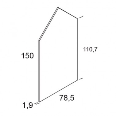 Panel Casita para pared