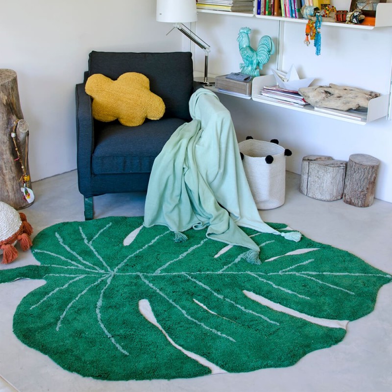 ▷ Alfombra con forma de hoja - Bebeydecoracion