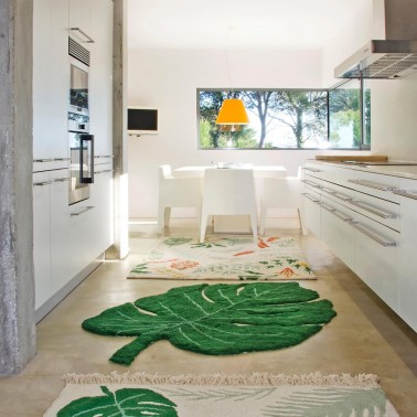 Alfombra lavable Monstera Leaf