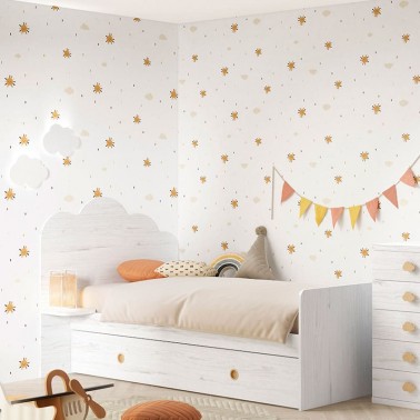 ▷ Papel pintado Day tonos ocres - Bebeydecoracion