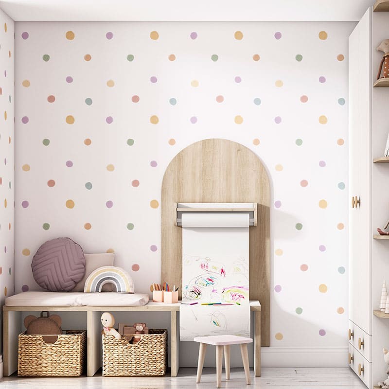 Papel decorativo Dots Acuarela