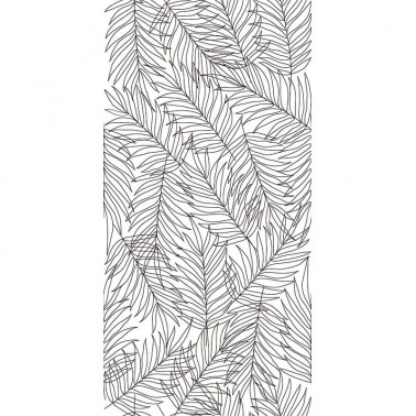 Papel decorativo White Leaves