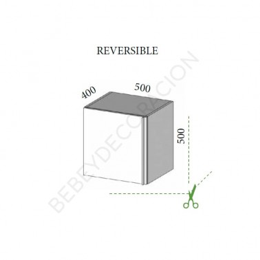 Cubo juguetero una puerta