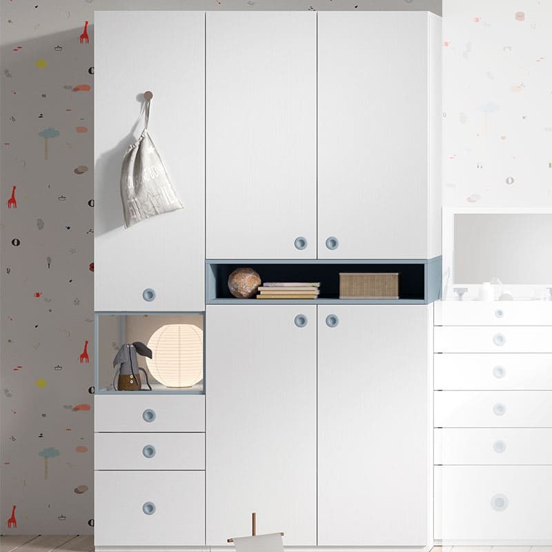 Armario modular cajones y hueco