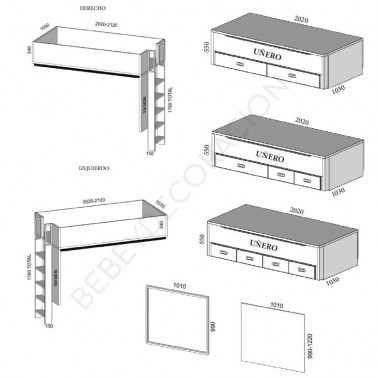 Litera con compacto Eco Base