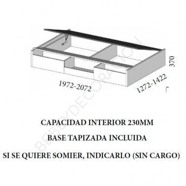 Carma con arcon horizontal y trampon elevable