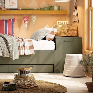 Arcon con mesa extraible y frontal liso