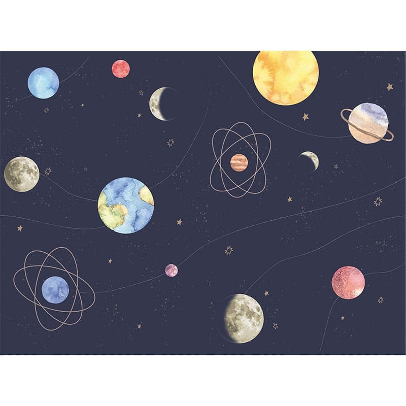 Mural decorativo Planetas