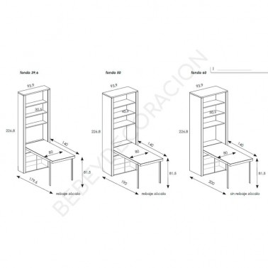 Mesa abatible Tegar