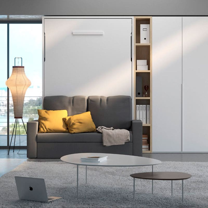 Cama abatible vertical con sofa Tegar
