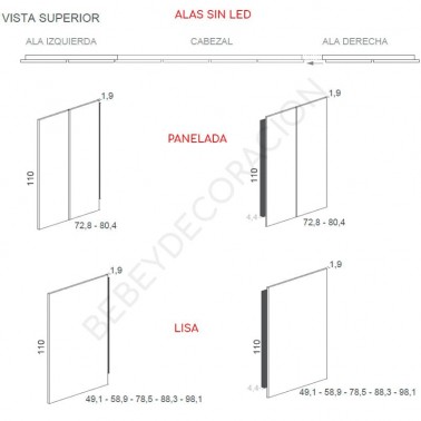 Alas para cabezal Slot Ros