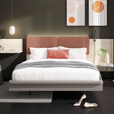Cama aro con piecero curvo Ros