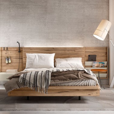 Cama aro con piecero curvo Ros