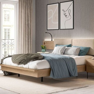 Cama aro con piecero curvo Ros