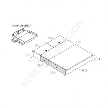 Cama Marisol de Ros