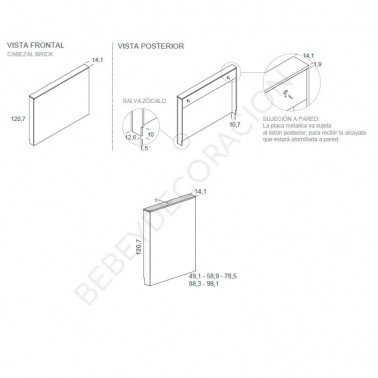 Alas cabezal Brick