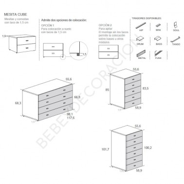 Comoda Cube Ros