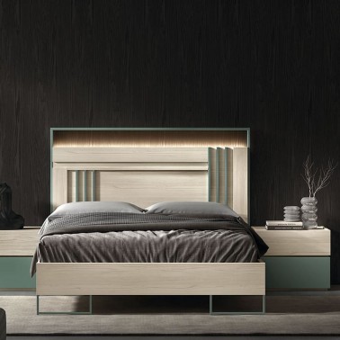 Cama canape con patas metalicas Montes