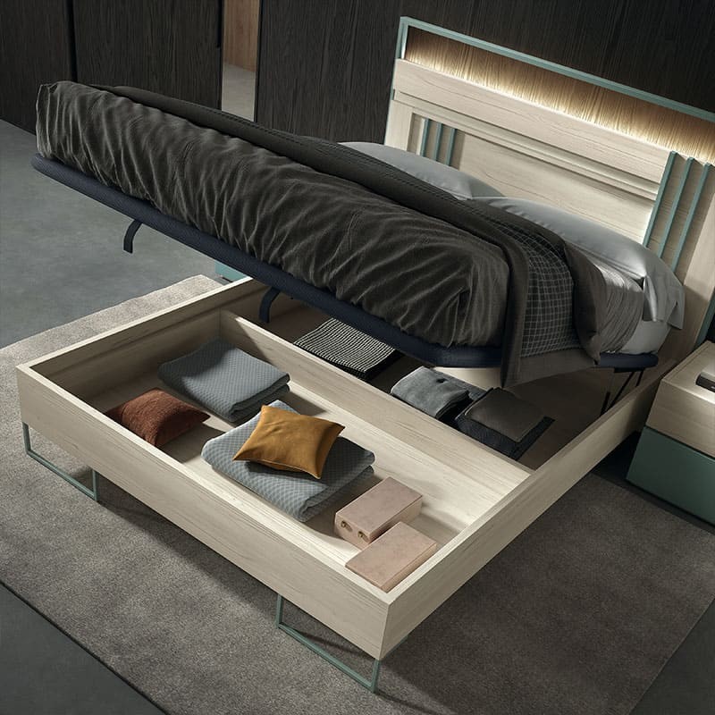 Cama canape con patas metalicas Montes