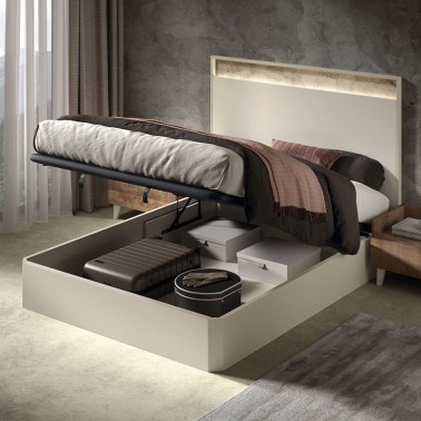 Cama arcon elevable a suelo chaflan
