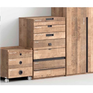 Cama cajones laterales y arcon a suelo